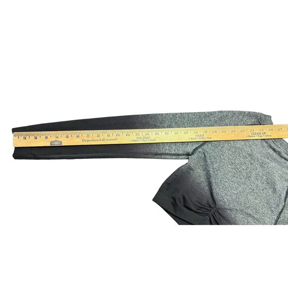 Gymshark Adapt Ombre Long Sleeve Crop Top Black Gray Medium Med M Shirt Gym - Picture 5 of 10